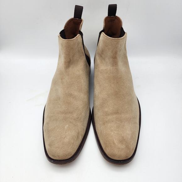 Aldo Mens Suede Chelsea Ankle Boots Size 12 Beige Professor Business Casual main image 10